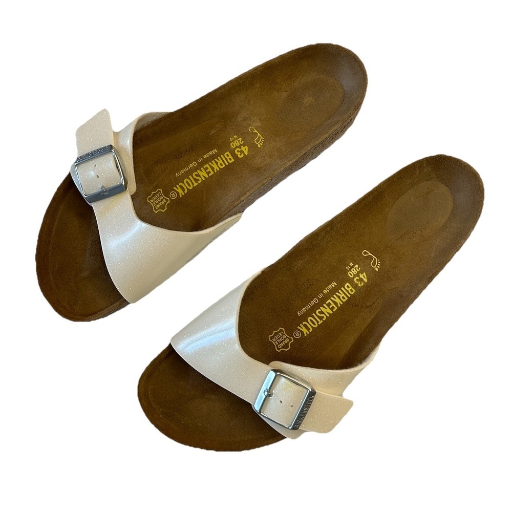 Birkenstock Unisex Madrid White Magic Galaxy Birko -Flor Regular Width W 12 M 10